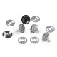 Închizatori / capse magnetice, ø18 mm - Nichel negru (5 Seturi)