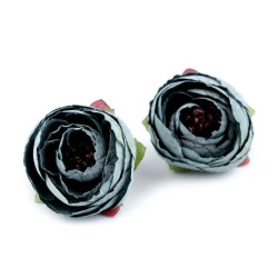 Piciorul cocoșului decor ø4 cm - Turcoaz (10 Bucăți)