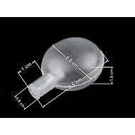 Piuitoare pentru jucării, ø25 mm - Transparent (5 Bucăți)