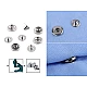 Capse metalice, ø10 mm - Alamă antică (50 Seturi)