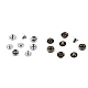 Capse metalice, ø10 mm - Alamă antică (50 Seturi)