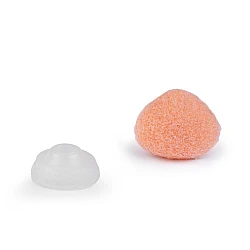 Nas pentru jucării cu dispozitiv de siguranță, 10x12 mm - Roz somon deschis (5 Seturi)