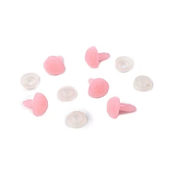 Nas pentru jucării cu dispozitiv de siguranță, 14x15 mm - Roz pudrat (5 Seturi)