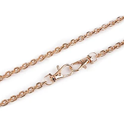 Lanț cu carabină pentru poșete, 120 cm - Auriu rose (1 Bucată)