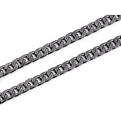 Lanț cu carabină pentru poșete, 117 cm - Nichel negru (1 Bucată)