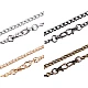 Lanț cu carabină pentru poșete, 120 cm - Nichel (1 Bucată)