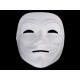 Mască de carnaval decorabilă - Alb (1 Bucată)