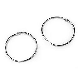 Inel cărți, albume, quiet book - Nichel (10 Bucăți)