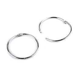 Inel cărți, albume, quiet book - Nichel (10 Bucăți)