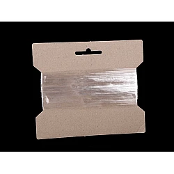 Elastic siliconic, lățime 20 mm - Transparent (20 Metri)