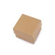 Cutie cadou / bijuterii, 5x5 cm - Maro natural (24 Bucăți)