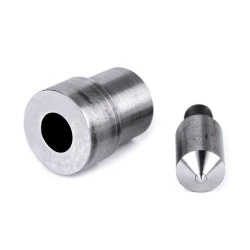 Matriță pentru găurit materiale textile ø5; 7; 8; 10 mm - Nichel (1 Set)