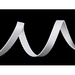 Șnur tubular pentru balene, lățime 10 mm - Alb (1 Metru)