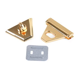 Închizătoare geantă, 47x50 mm - Auriu (1 Set)
