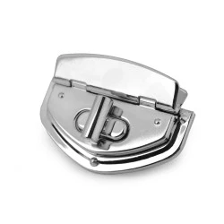 Închizătoare geantă / poșetă, 39x54 mm - Nichel (1 Set)