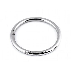 Inel carabină, ø50 mm - Nichel (1 Bucată)