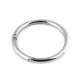 Inel carabină, ø50 mm - Lac negru (1 Bucată) Inel carabină, ø50 mm - Lac negru (1 Bucată)