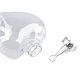Globuri transparente decorabile, diverse forme - Transparent (24 Bucăți)