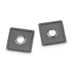 Ocheți metalici de cusut - Gri (20 Bucăți)