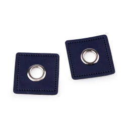 Ocheți metalici de cusut - Albastru închis (20 Bucăți)