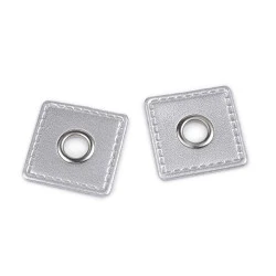 Ocheți metalici de cusut - Argintiu (20 Bucăți)