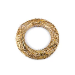 Coroniță din paie, ø35 cm - Natur (1 Bucată)