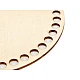 Fund din lemn pentru coșuri tricotate, ø15 cm - Natural deschis (1 Bucată)