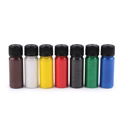 Set 7 culori pentru materiale textile art e miss, fluorescente - Mix nr. 4 (1 Set)