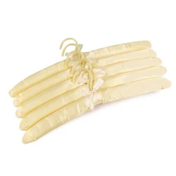 Umerașe satinate - Galben vanilie (5 Bucăți)