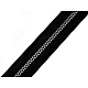 Fermoar injectat metraj no 5 - Negru (1 Metru)