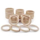 Inele din lemn,  ø11,2 cm - Natural deschis (1 Bucată)