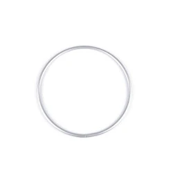 Cerc metalic / manere geanta ø15 cm - Argintiu (1 Bucată)
