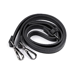 Curea cu carabine pentru geantă latime 1,5 cm - Negru (1 Bucată)