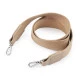 Curea textilă cu carabine pentru geantă latime 3,8 cm - Bej (1 Bucată)