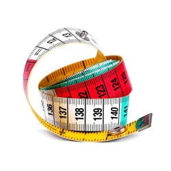 Centimetru de croitorie, 150 cm - Multicolor (1 Bucată)