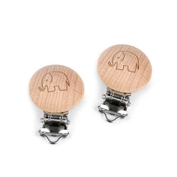 Clipsuri pentru copii, lățime 13 mm - Natur (1 Bucată)