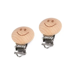 Clipsuri pentru copii, lățime 13 mm - Natur (1 Bucată)