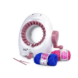 Mașină de tricotat medie - Alb (1 Bucată)