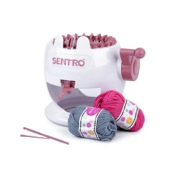 Mașină de tricotat medie - Alb (1 Set)