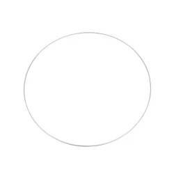 Cerc metalic ø60 cm - Argintiu (1 Bucată)
