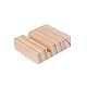 Suport din lemn pentru cercuri, 6x7 cm - Natural deschis (1 Bucată)