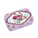 Cutie metalică cu capac - Roz antic deschis (1 Bucată) Cutie metalică cu capac - Roz antic deschis (1 Bucată)