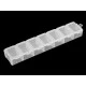 Organizator plastic, 1,8x3,4x15 cm - Transparent (1 Bucată)