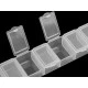 Organizator plastic, 1,8x3,4x15 cm - Transparent (1 Bucată)