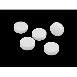 Zornaitoare pentru jucării, ø18 mm - Alb (5 Bucăți)