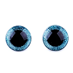 Ochi pentru jucării cu dispozitiv de siguranță, ø25 mm - Albastru delta (24 Seturi)