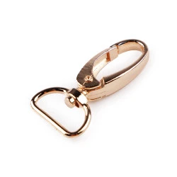 Carabină rotativă, 20 mm - Auriu rose (2 Bucăți)