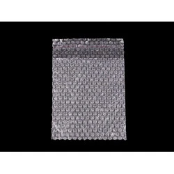 Pungi cu bule de aer și clapetă adezivă, 12x15 cm - Transparent (100 Bucăți)