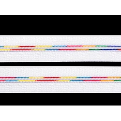 Fermoar spiralat metraj curcubeu no 5 - Alb (1 Metru)