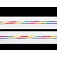 Fermoar spiralat metraj curcubeu no 5 - Alb (1 Metru)